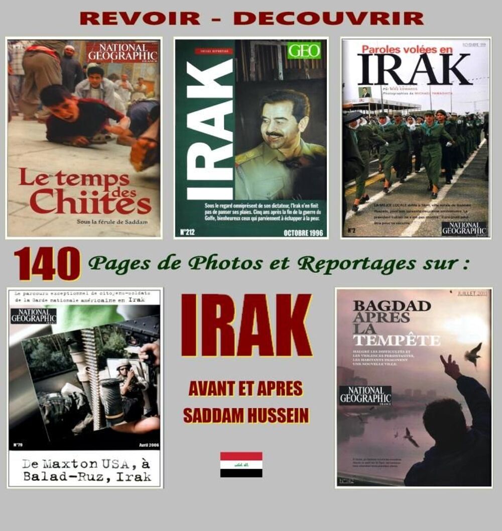 IRAK - g&eacute;o - FAO - BAGDAD Livres et BD