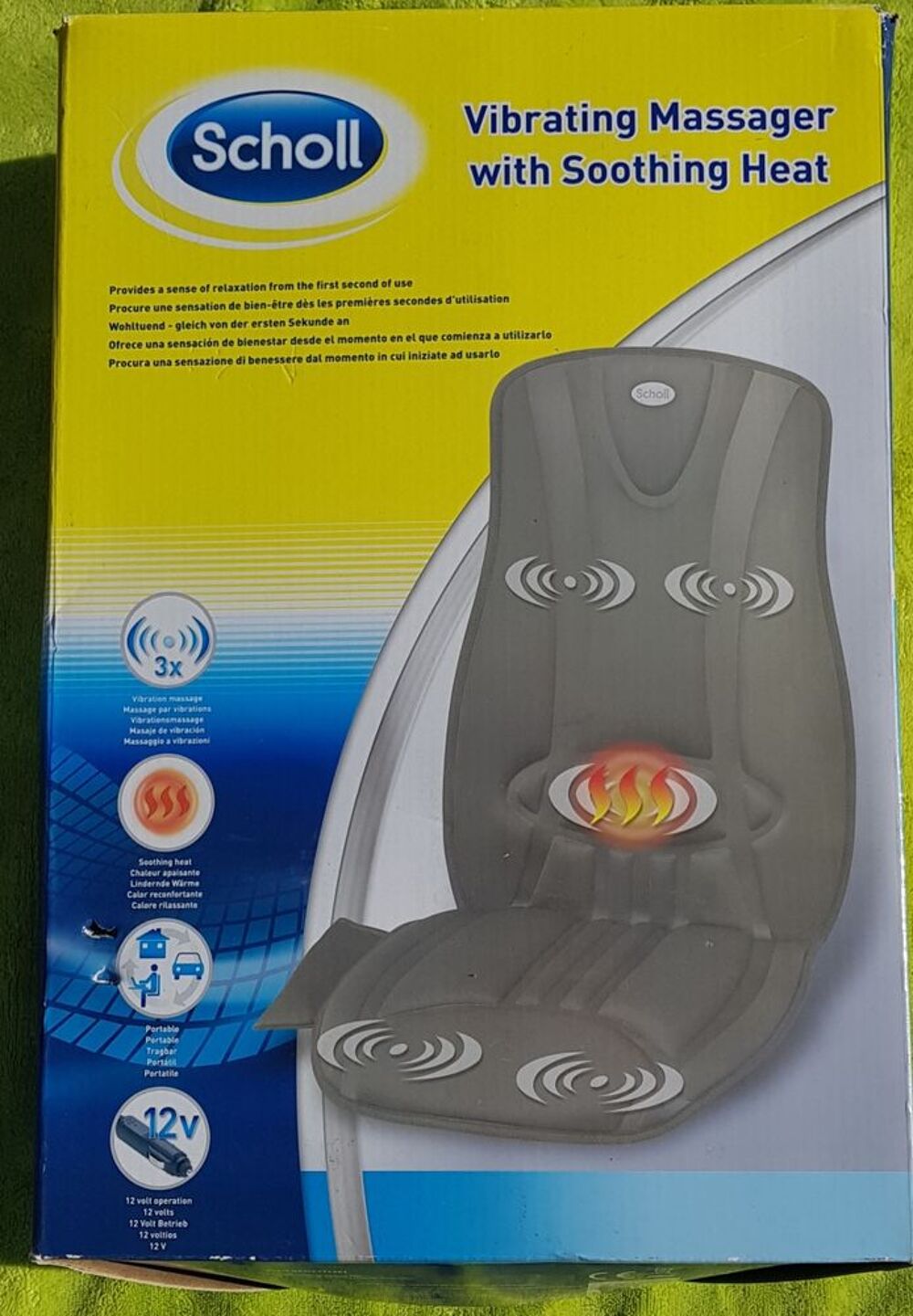 Si&egrave;ge De Massage et chauffant marque Scholl Sports