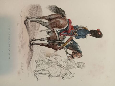 LOT DE GRAVURES ORIGINALES  MILITAIRES DE 1830 80 Montigny-l�s-Metz (57)