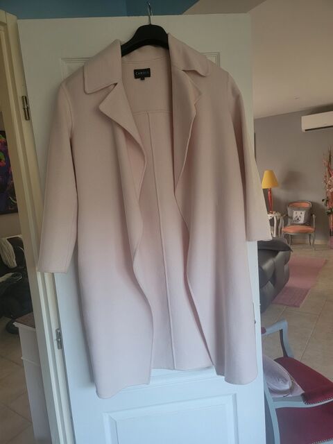 Manteau Caroll Rose Pâle pour Femme 85 Pujaudran (32)