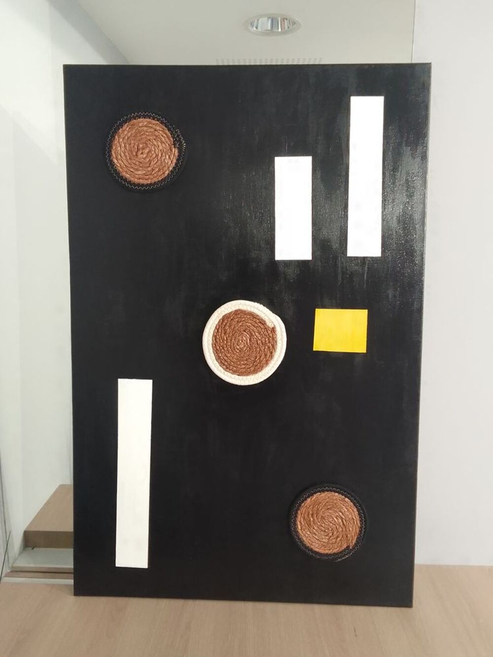 Tableau abstrait fait main Décoration
