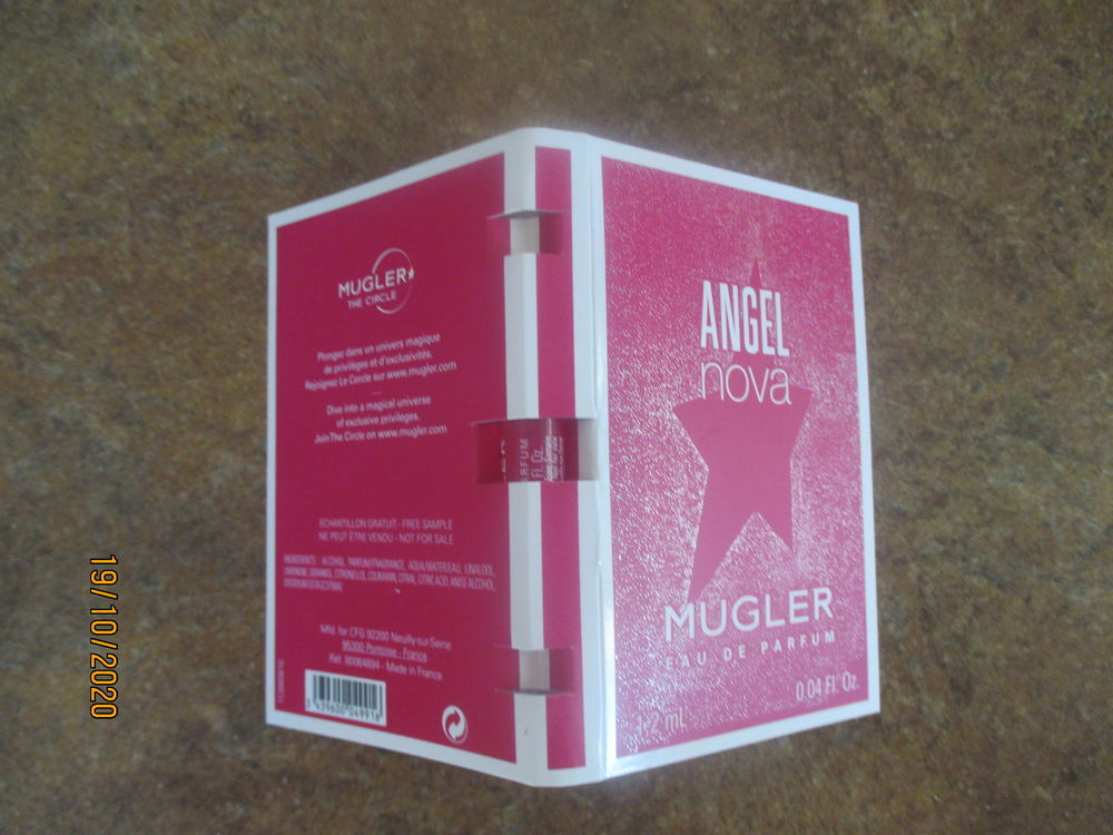 &eacute;chantillon parfum 1.2Ml Angel Nova Maroquinerie