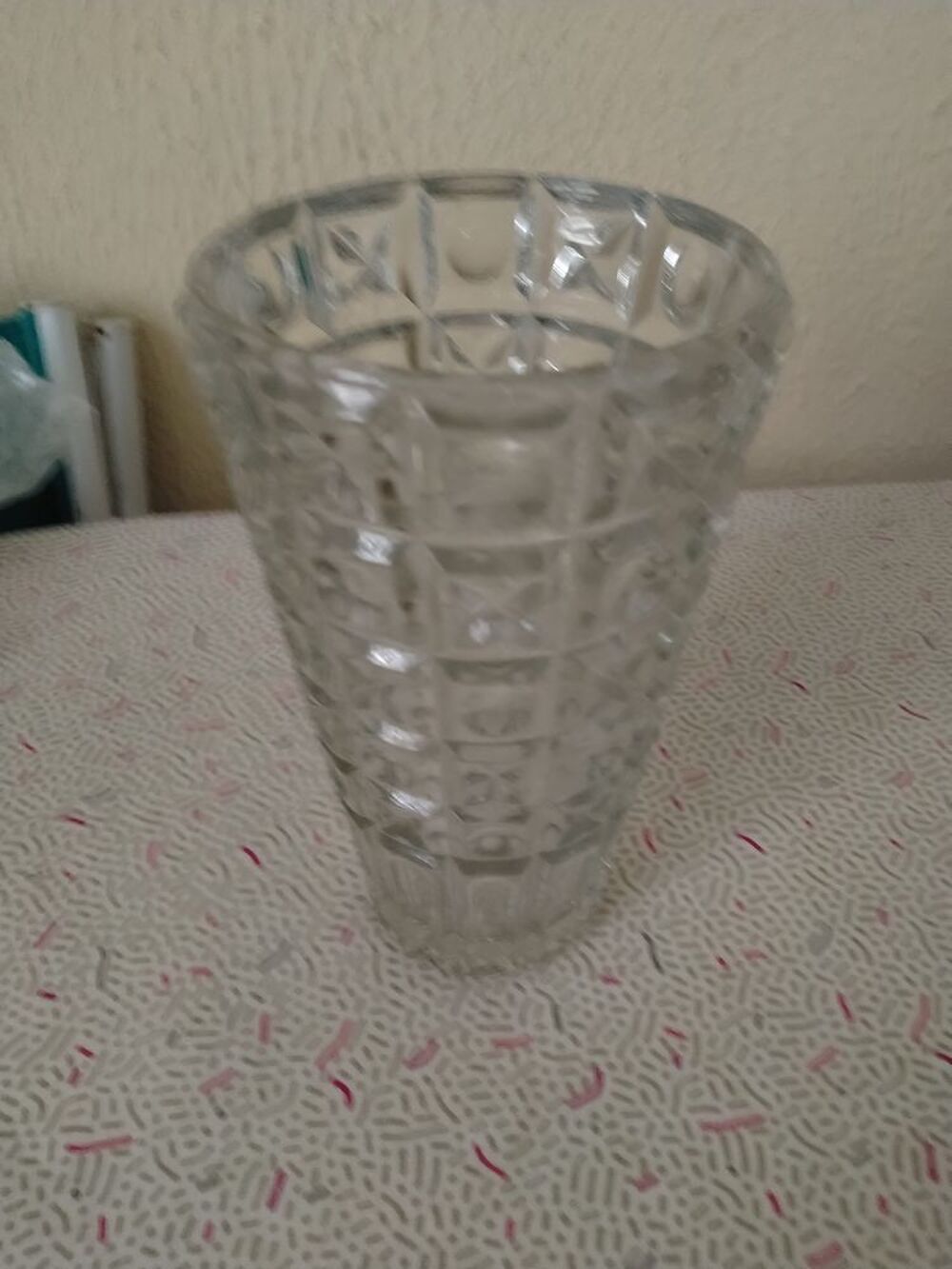 VASE EN CRISTAL 30� D�coration