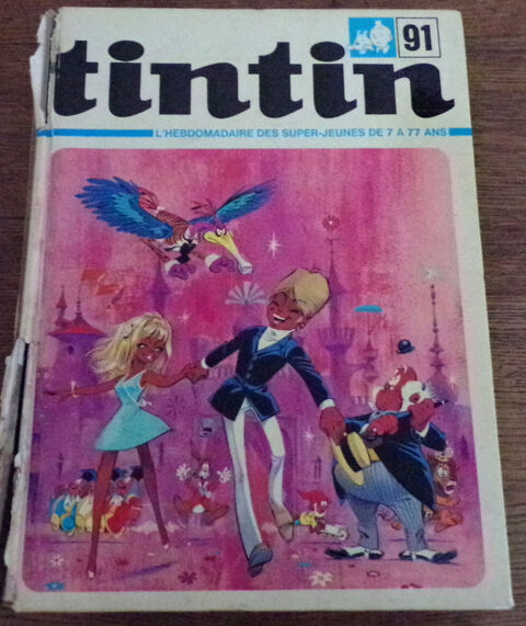Recueil du journal Tintin n 91 24 me anne hebdomadaire 35 35 Laval (53)