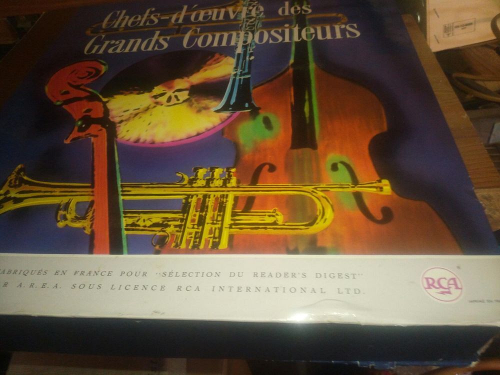 coffret chefs d'?uvre des grands compositeurs CD et vinyles