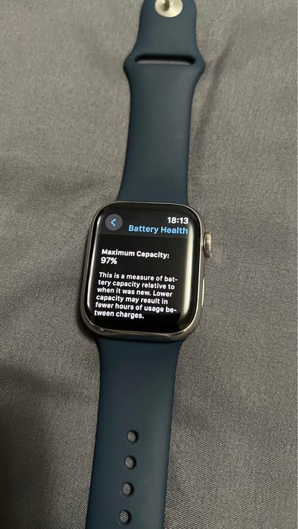 Apple Watch Series 9 Bo&icirc;tier en acier inoxydable LTE+GPS Tlphones et tablettes