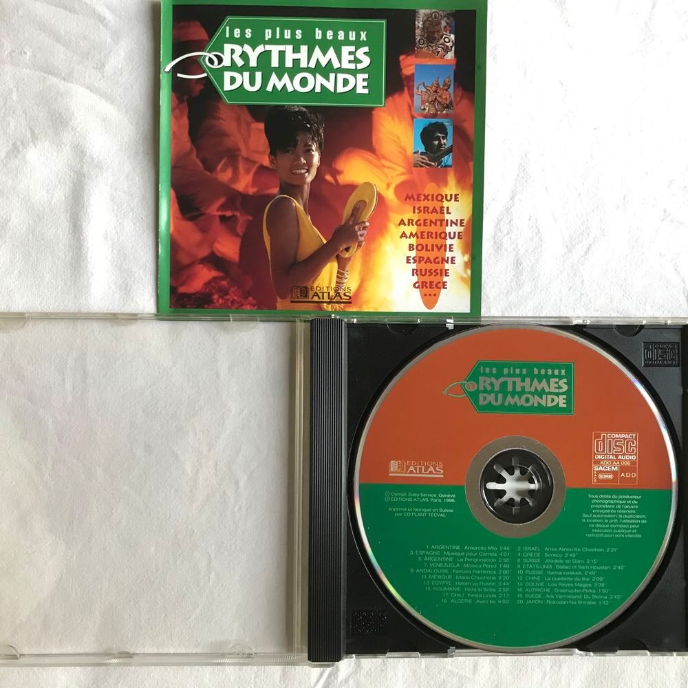 CD Les Plus Beaux Rythmes Du Monde Compilation CD et vinyles