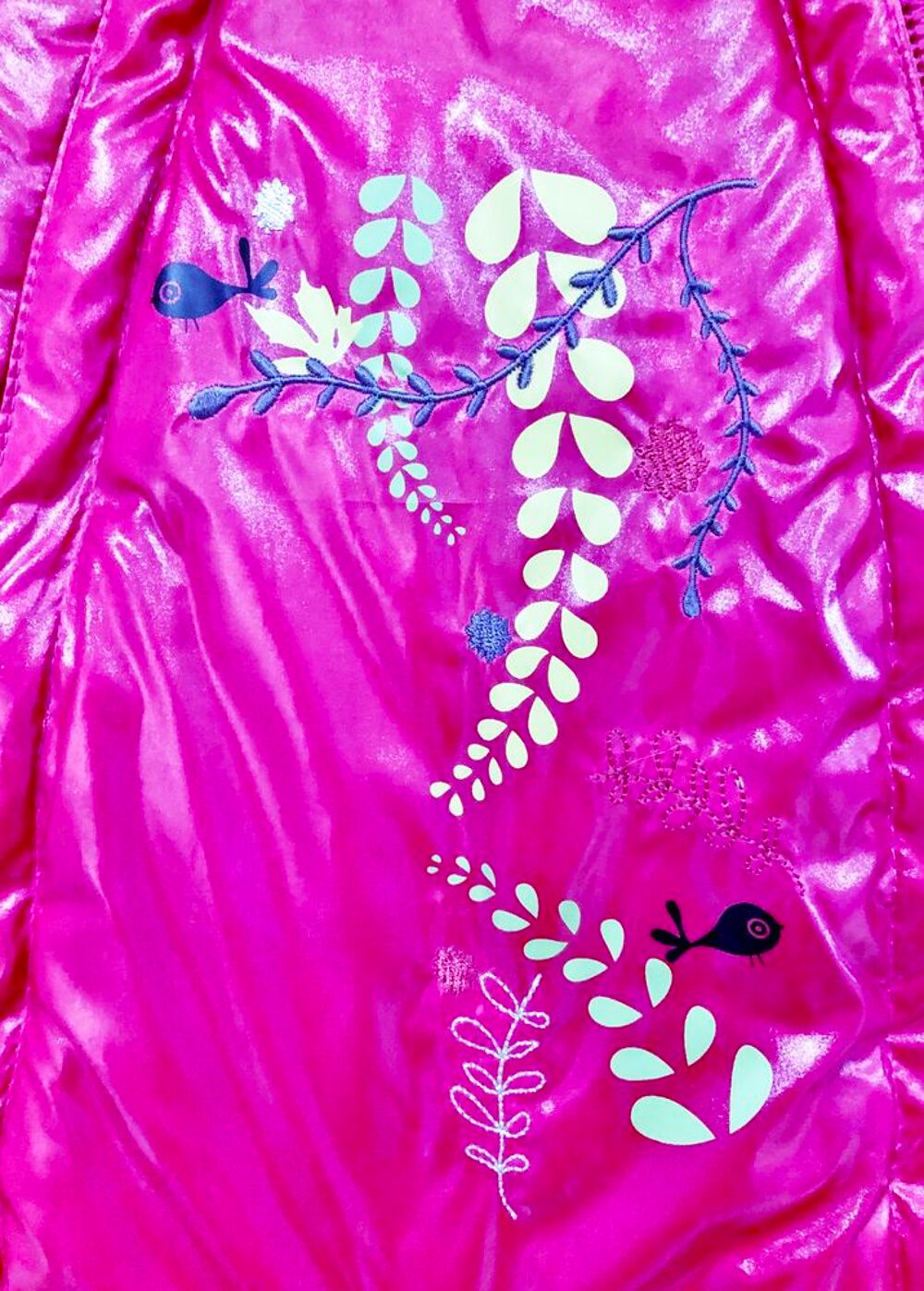 ORCHESTRA - COMBINAISON FROID ROSE M&Eacute;TALLIS&Eacute; MOTIF OISEAUX Vêtements enfants