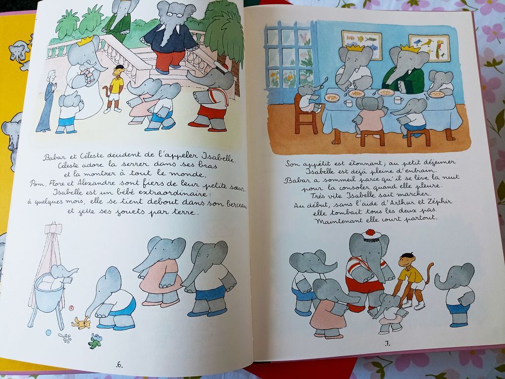 22 BD Babar collection Hachette 1992 37X27 cm Livres et BD