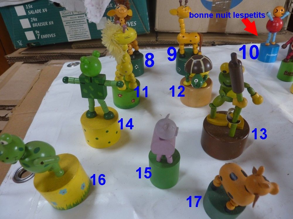 Jouets Bois Articul&eacute; Nom :WAKOUWA 