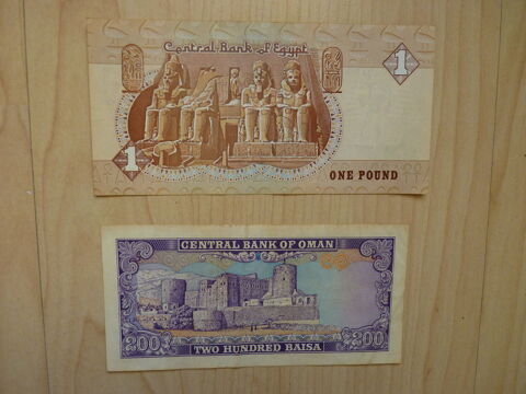 Billets de banque Moyen Orient 3 Saint-Pargoire (34)