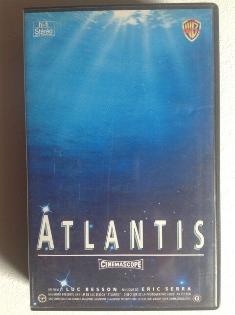 ATLANTIS FILM DE LUC BESSON K7 VIDÉO Envoi Possible 2 Trégunc (29)