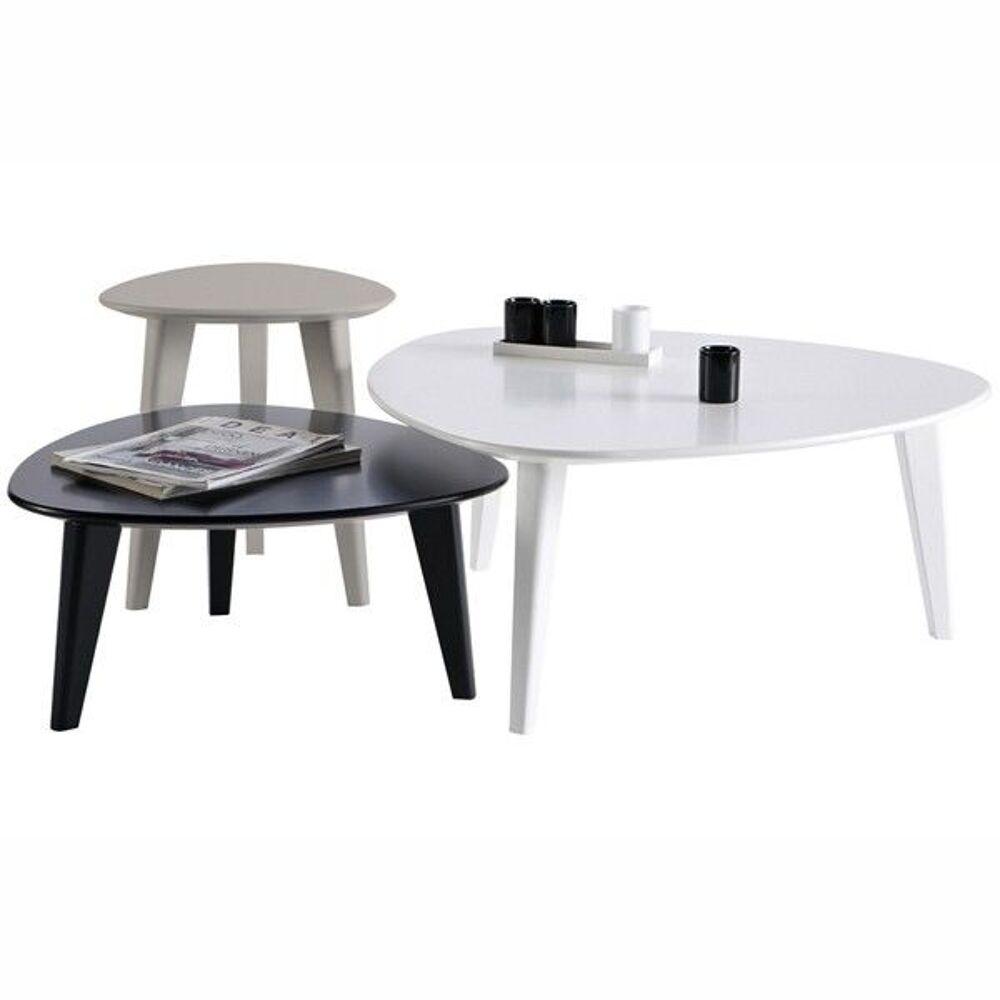 Tables basses gigognes lot de 3 Meubles