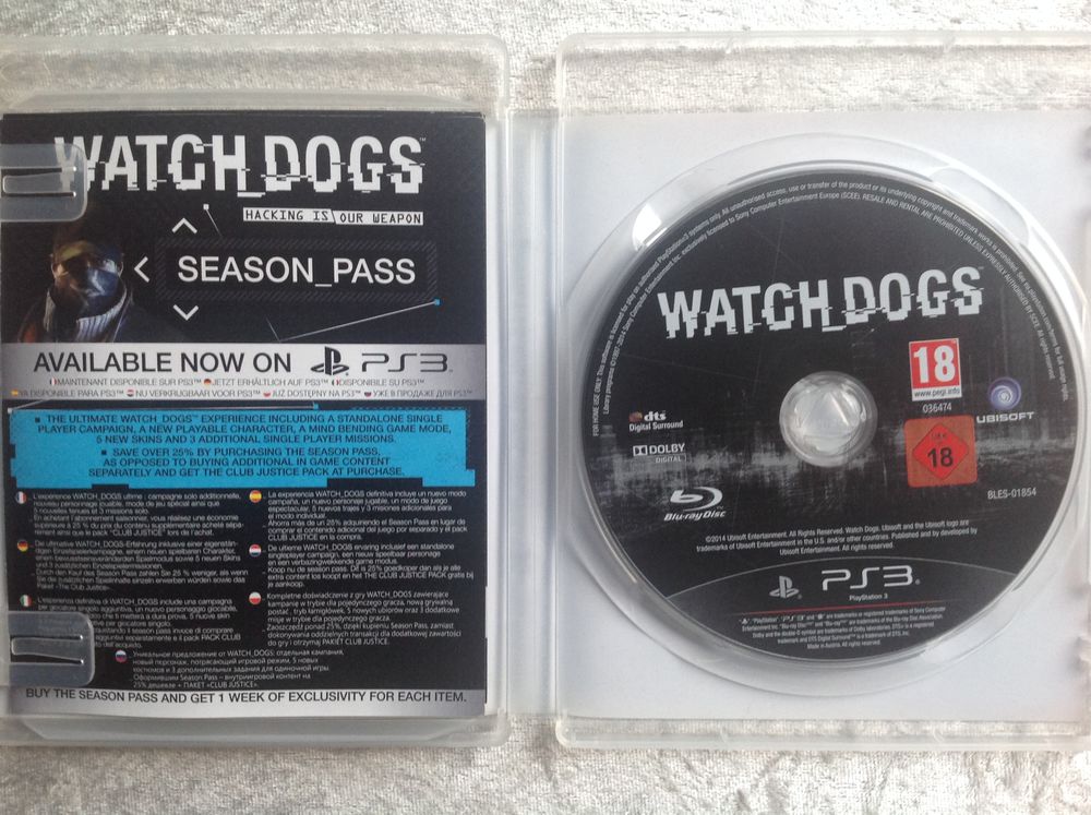 WATCH DOGS PS3 Envoi Possible
Consoles et jeux vid�os