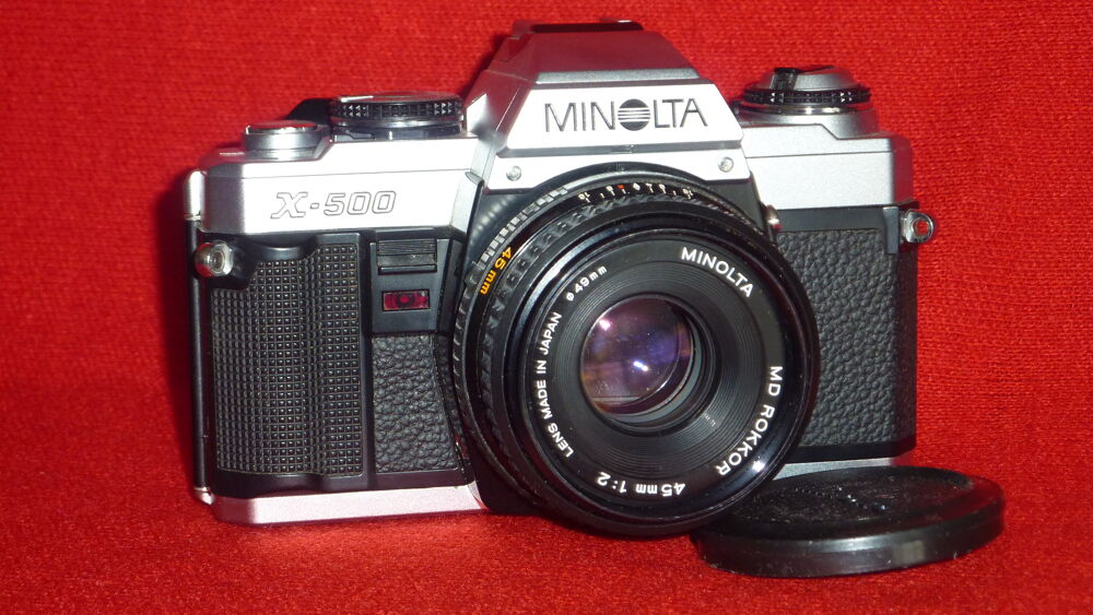 MINOLTA X 500 ET OBJECTIF 2/45 MM Photos/Video/TV