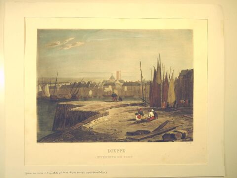 gravure Dieppe Louis-Philippe Paris 16 (75)