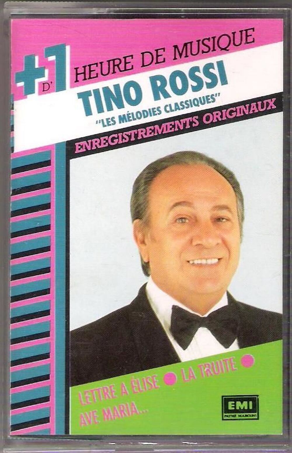 Cassette K7 audio Tino Rossi 'les m&eacute;lodies classiques' CD et vinyles