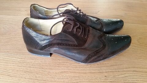 Mocassins cuir et nubuck 20 Paris 18 (75)