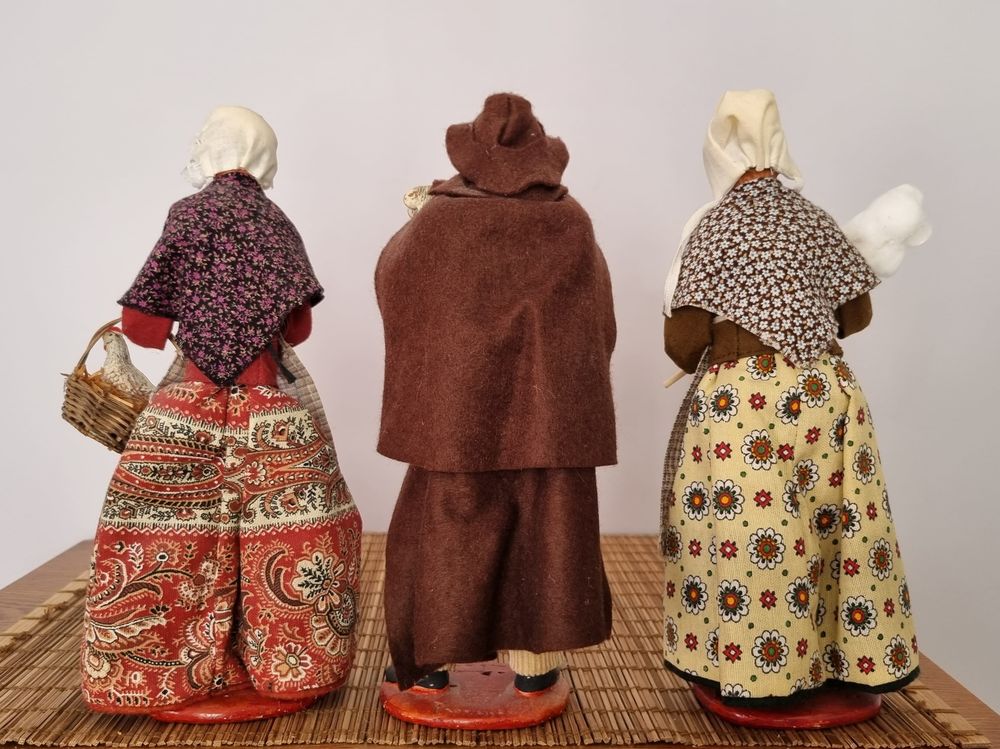 FIGURINES EN TERRE CUITE CLAUDE CARBONEL 