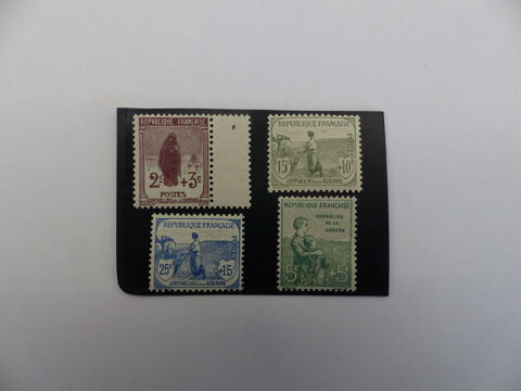 TIMBRES  DES  ORPHELINS  148 /151  NEUFS **  COTE  520 € 83 Le Havre (76)