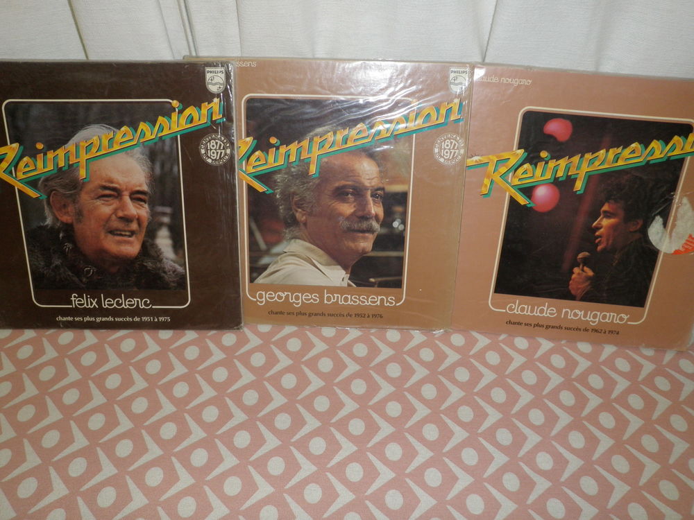 Disques vari&eacute;t&eacute;s 33 tours (chansons) Audio et hifi