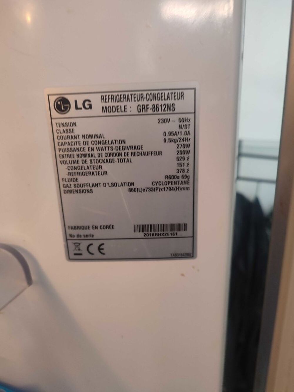 frigo Electroménager