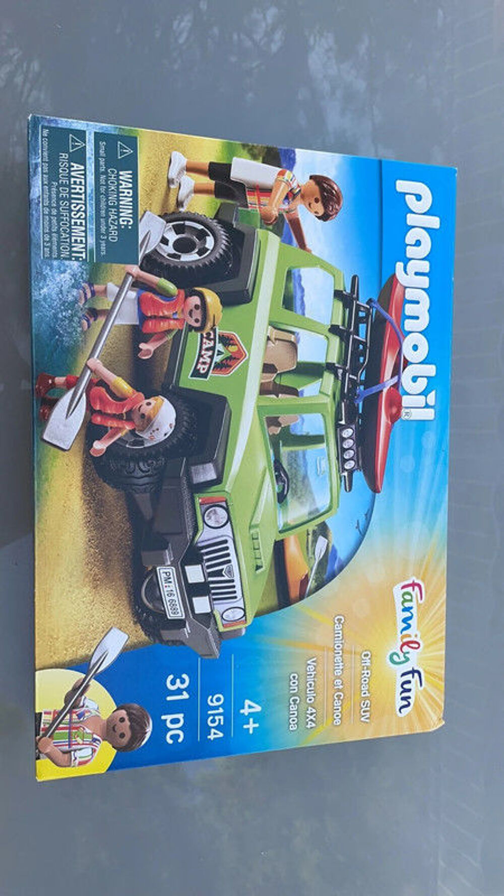 Playmobil Family Fun 9154 Camionette et Cano&eacute; neuf Jeux / jouets