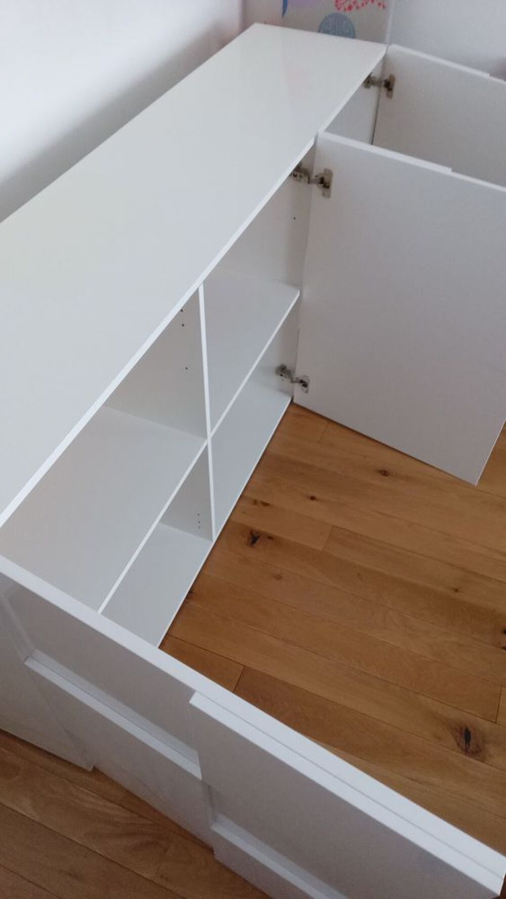 Buffet blanc moderne 3 portes Meubles