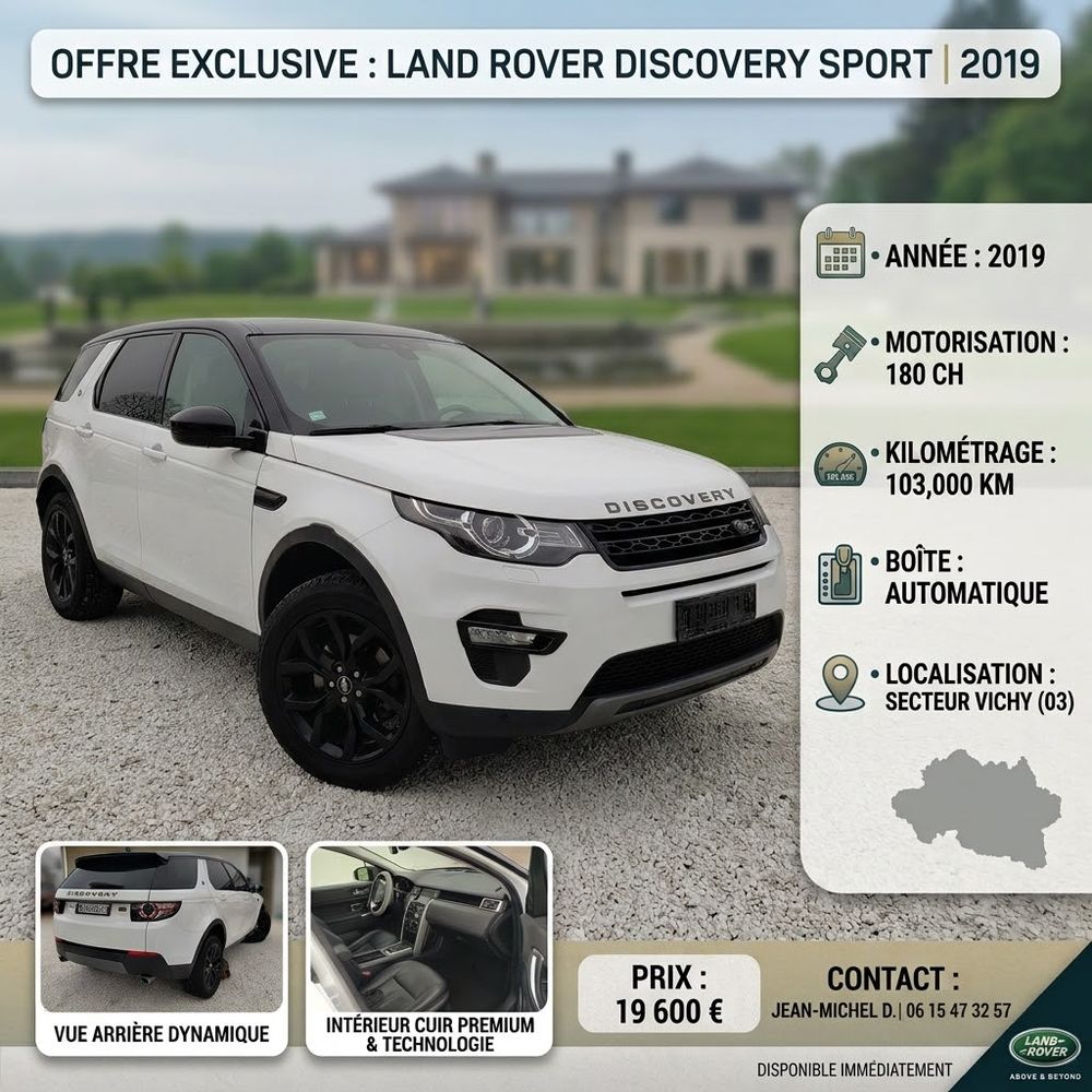 Discovery sport Discovery Sport Mark IV TD4 150ch BVA Business 2019 occasion 03200 Vichy