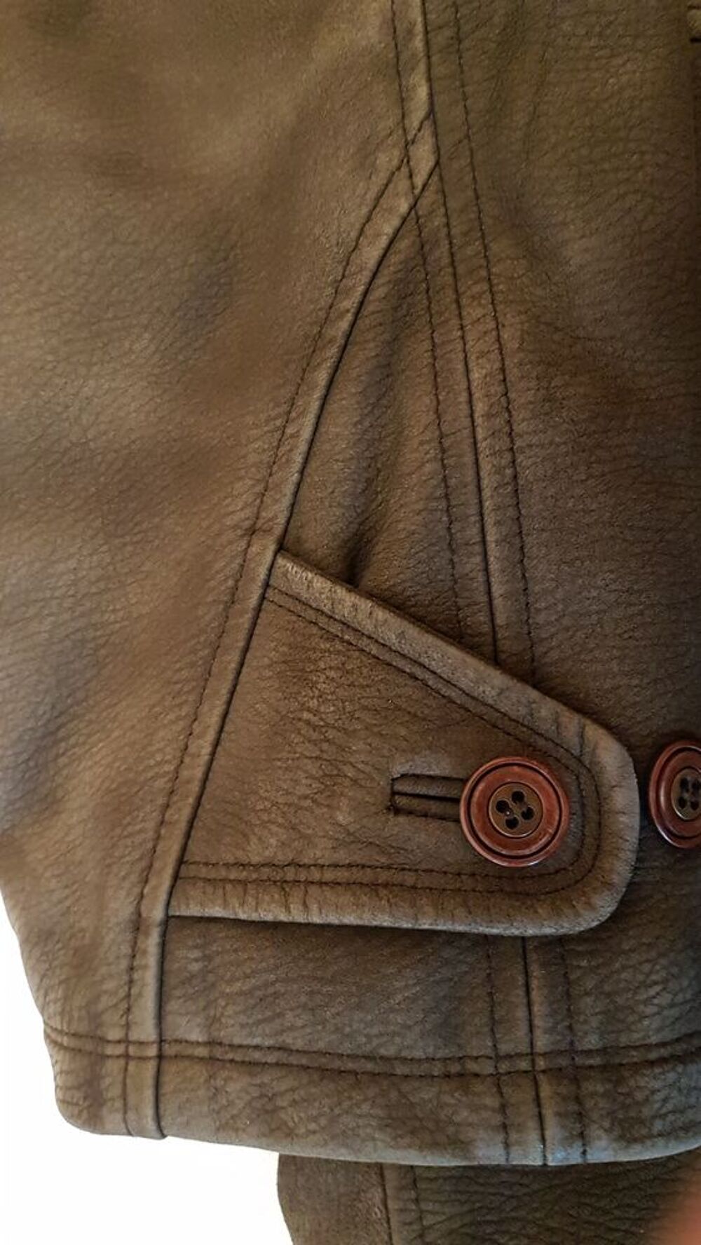 Manteau homme en peau Vêtements