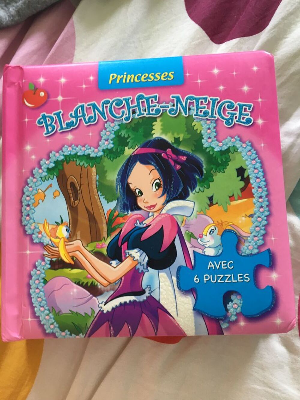 Blanche Neige avec six puzzle Jeux / jouets