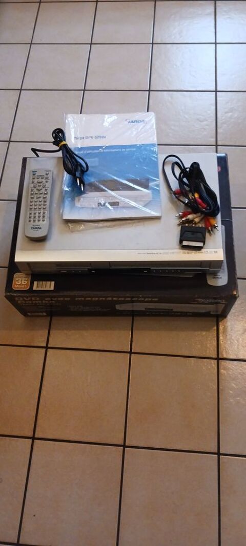 DVD PLAYER VCR COMBO TARGA DPV 5200 X 40 Frvent (62)
