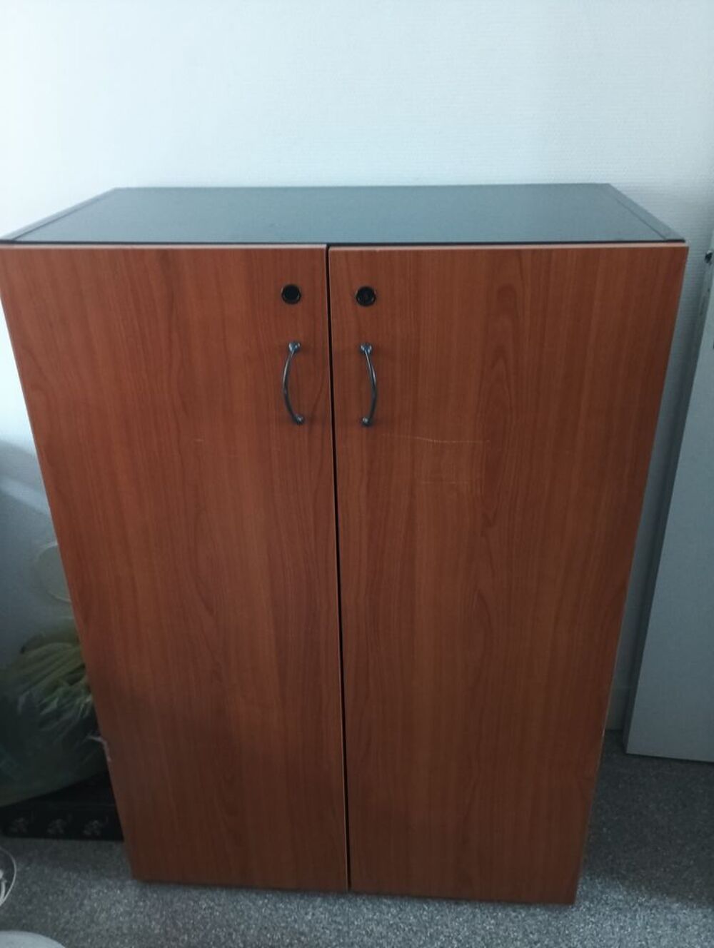 Bureau tiroirs roulants et Armoire basse de 120x80 Meubles