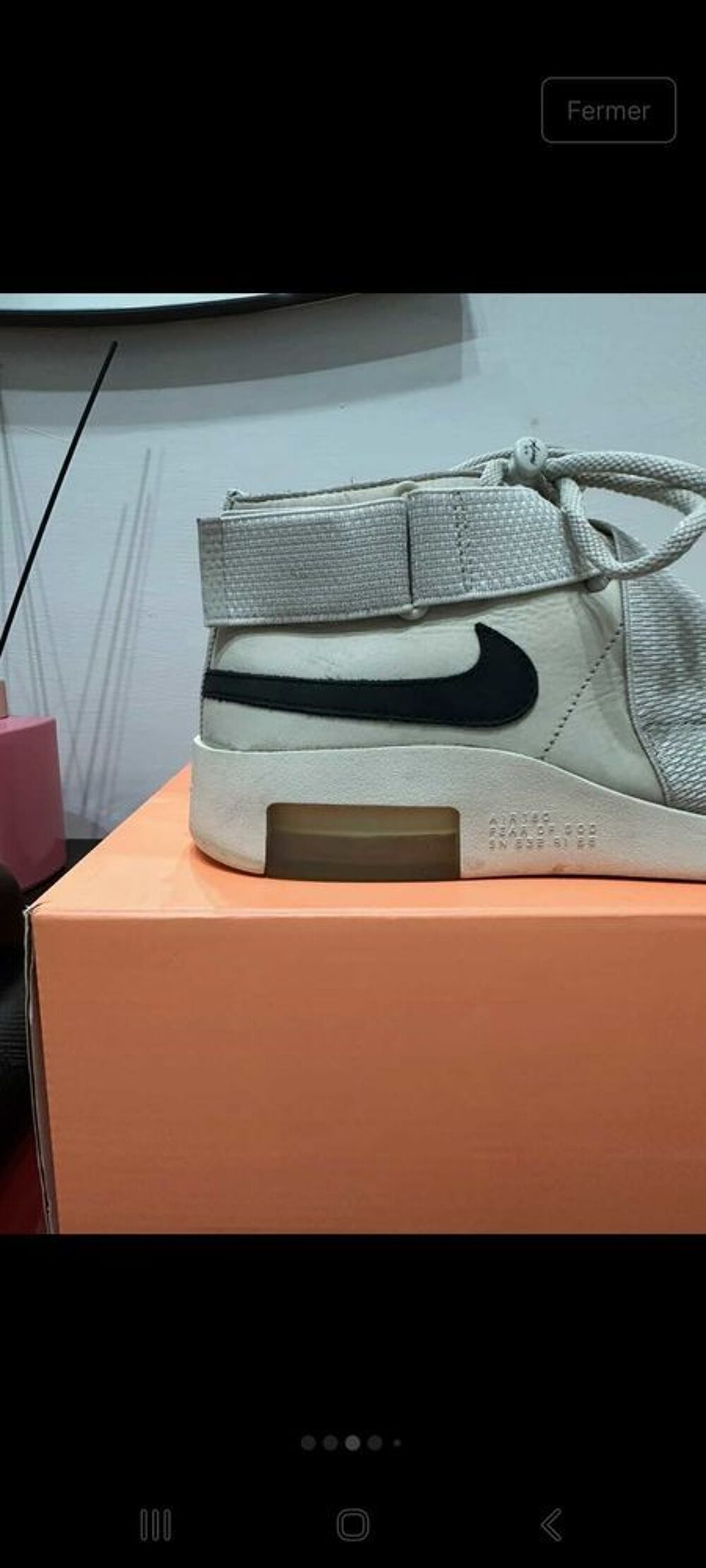 baskets Fear of god X Nike Air force de taille 41 en tr&egrave;s bon etat Chaussures