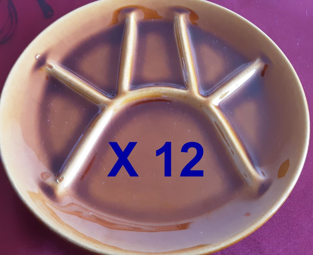 pour fondues Bourguignone &amp; Savoyarde : ensemble de 12 ass Cuisine