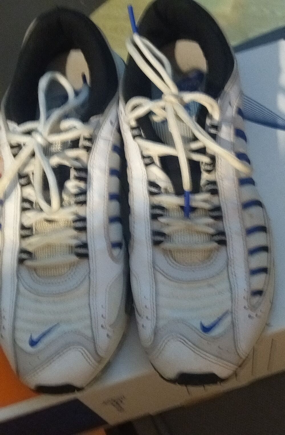 Basket Air Max bleu et blanc Chaussures