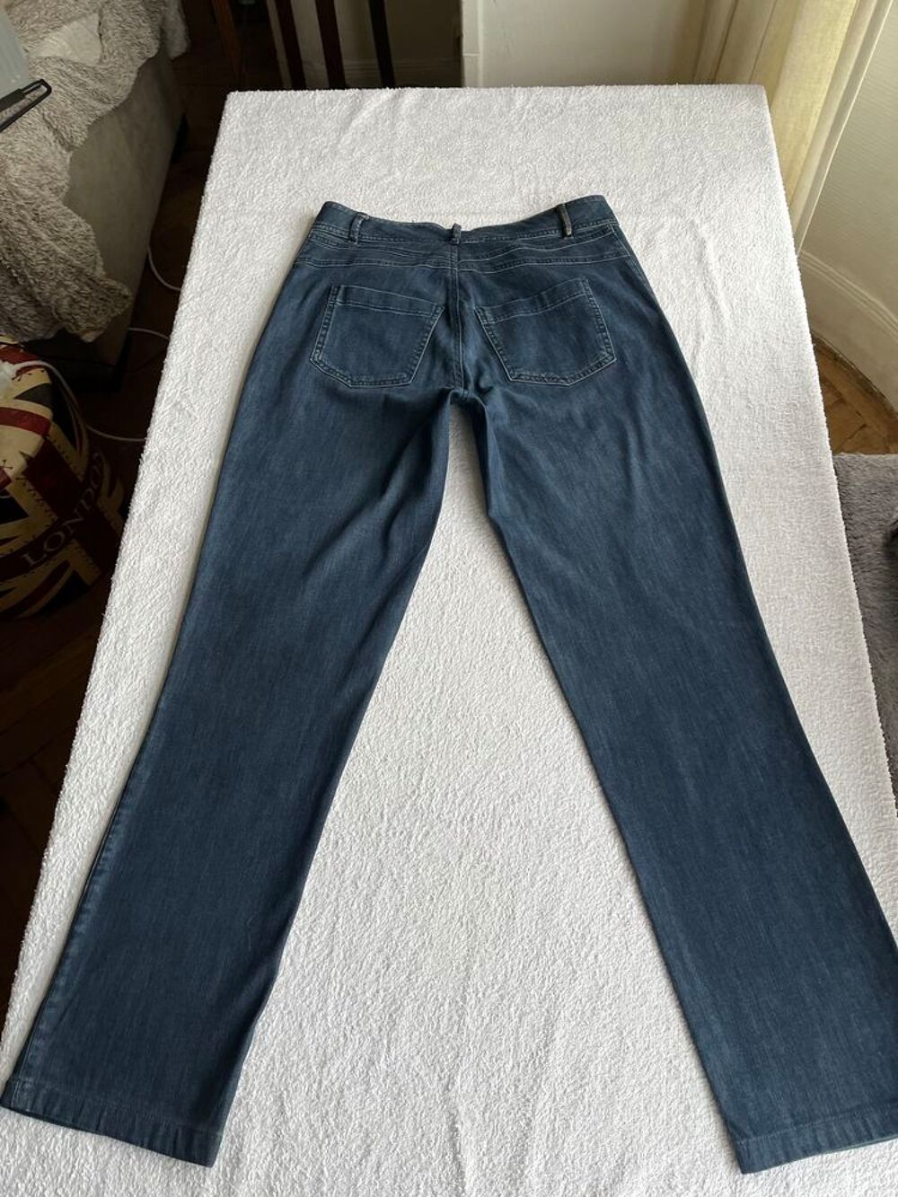 Jean Femme bleu Eva Kayan Taille 38 Vêtements