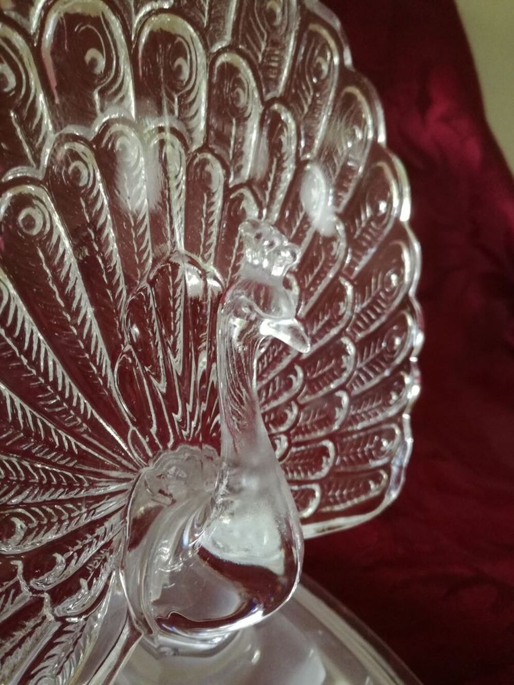 Paon en cristal d'Arque Décoration