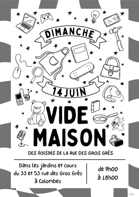 Vide maison des voisins de la rue des Gros Grès à Colombes Colombes (92)