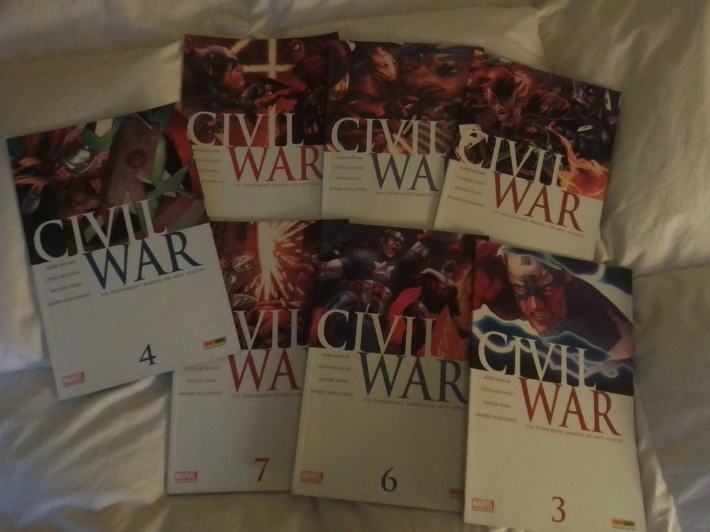 comics 7 N&deg;de Civil War Livres et BD