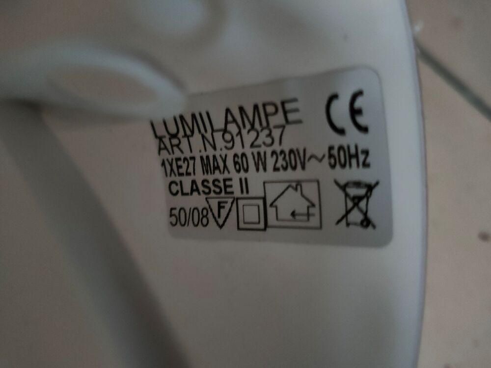 Suspension luminaire en verre blanc transparent, &eacute;clairage Décoration