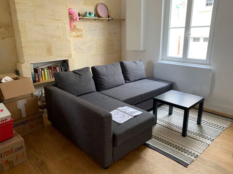 Canap convertible IKEA Friheten 3 places gris lit gigogne  180 Bordeaux (33)