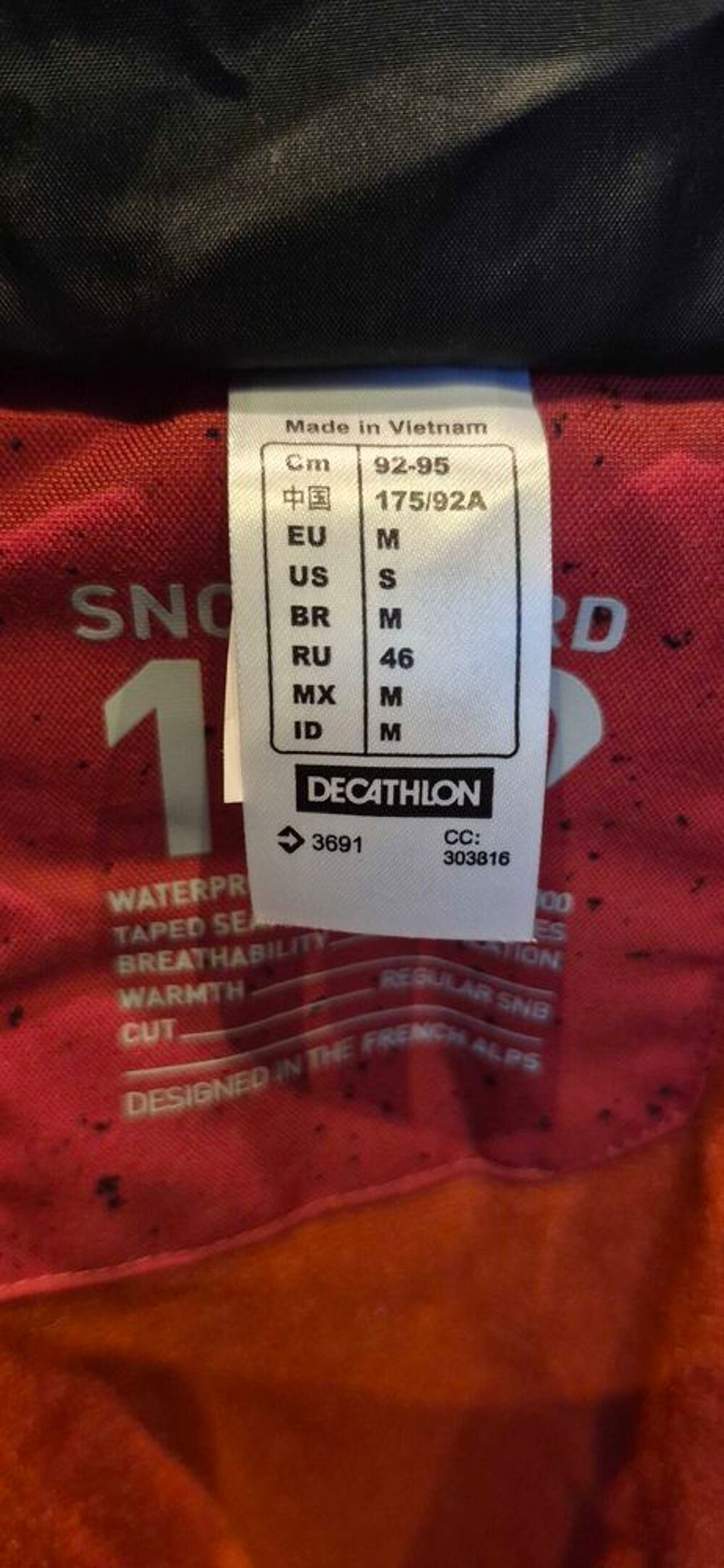 Anorak+ski+homme Sports