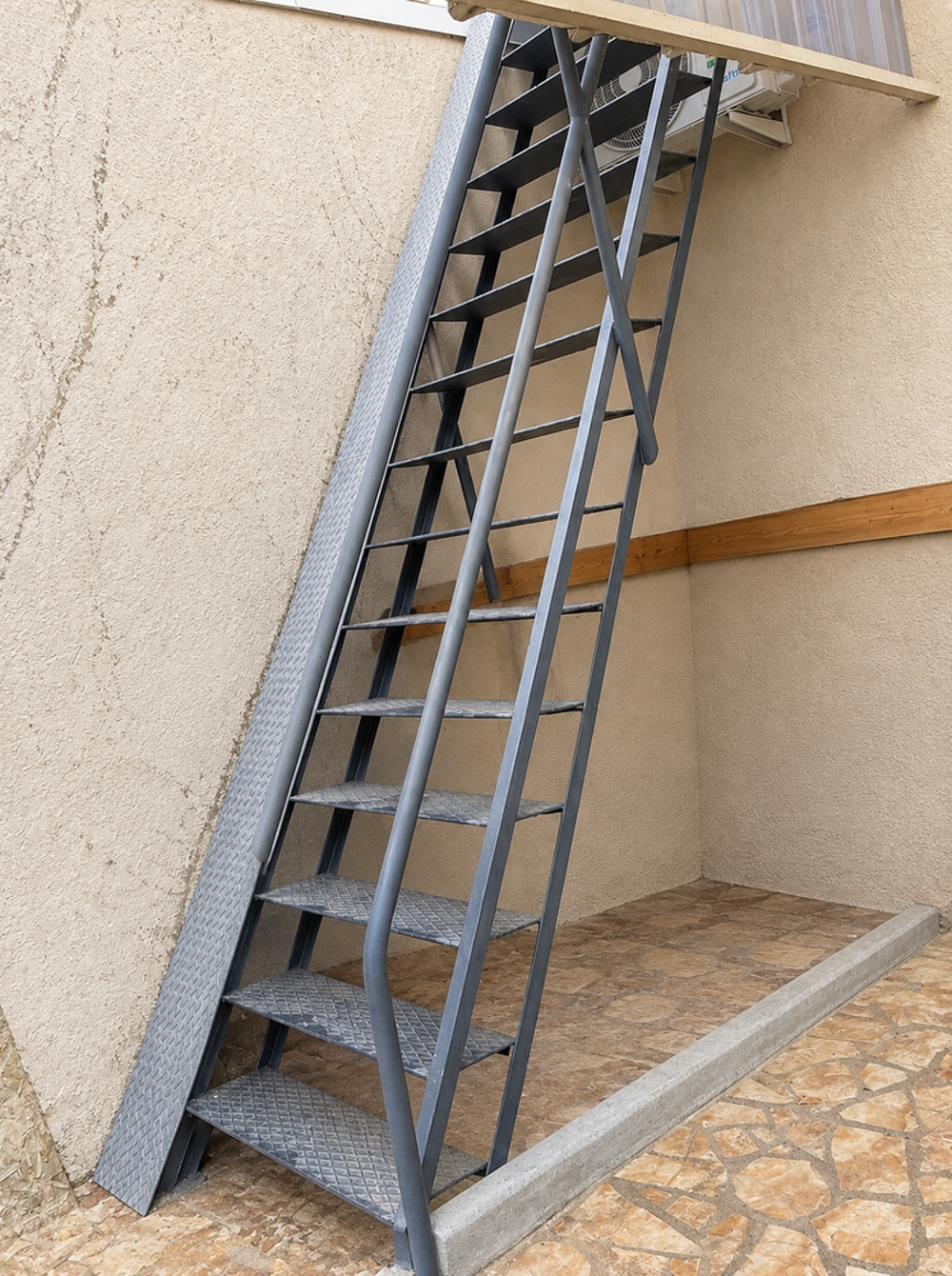 Escalier ext&eacute;rieur Jardin