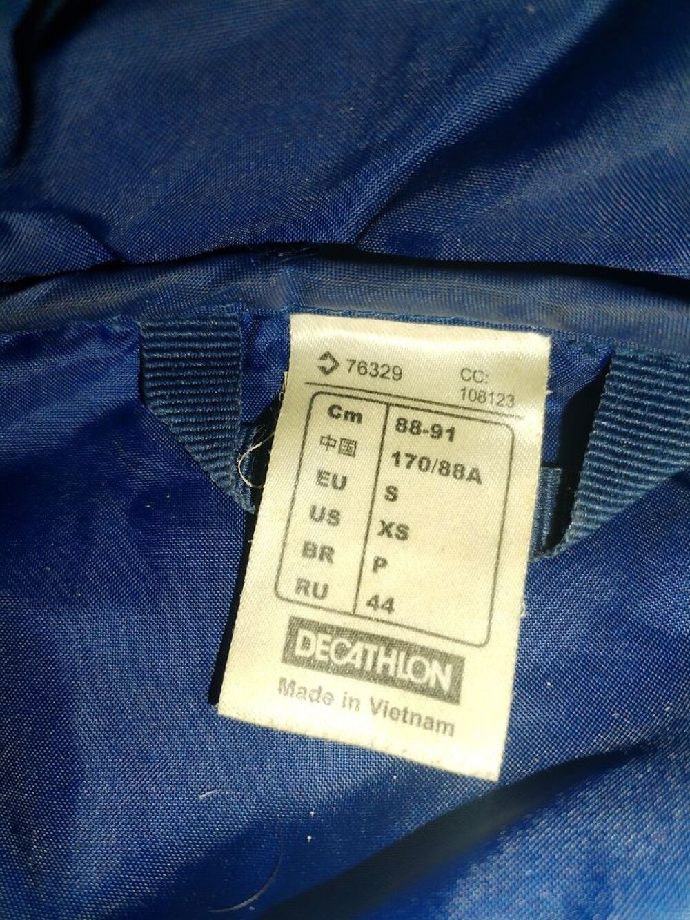 Doudoune QUECHUA homme (taille XS) Vêtements