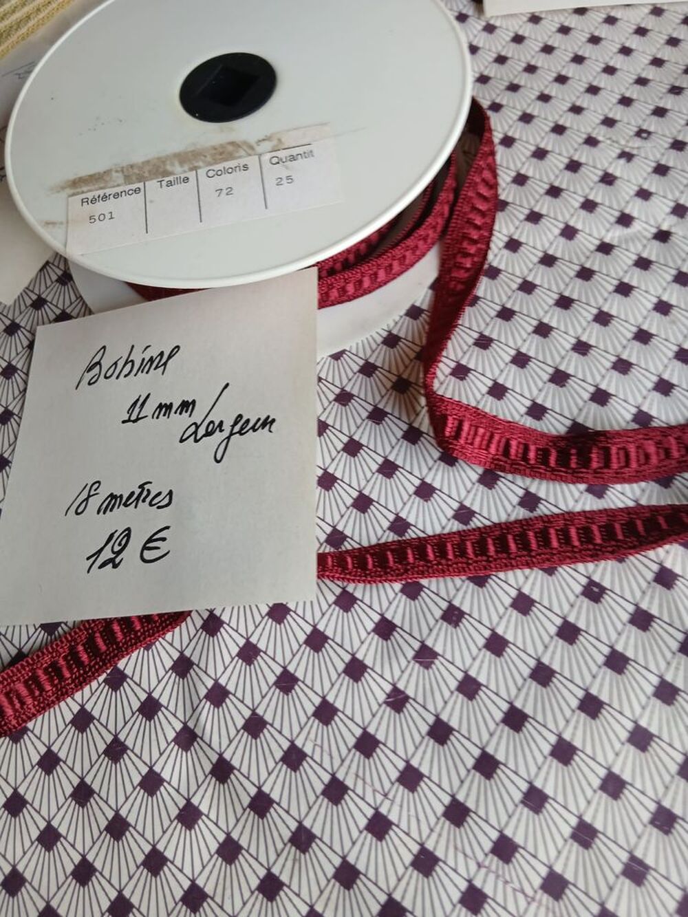 Passamanterie couture et ameublement assortis Décoration