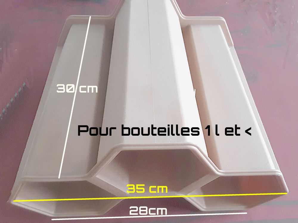 Lot de 5 casiers &agrave; bouteilles empilables Bricolage