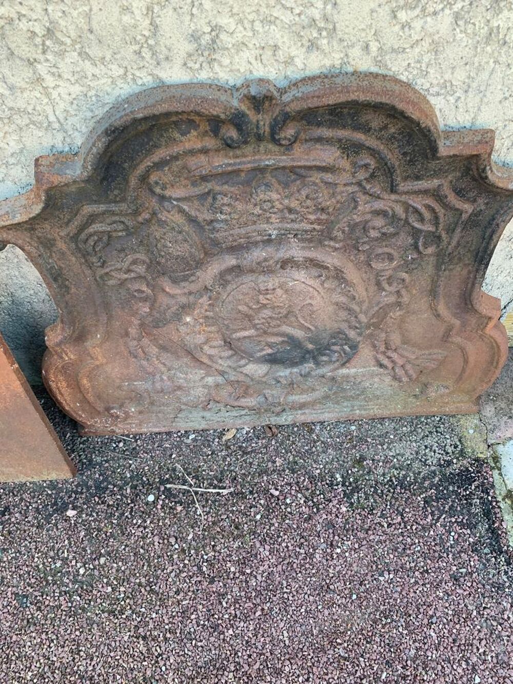 3 Plaques de chemin&eacute;e anciennes en fonte Décoration