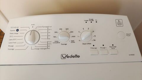 machine à laver VEDETTE  VLT612E2 240 Blanzat (63)