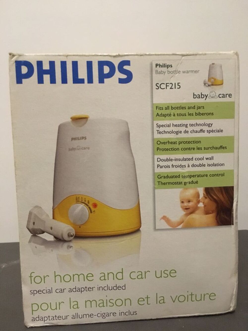Chauffe biberon et petits pots marque Philips Pu�riculture
